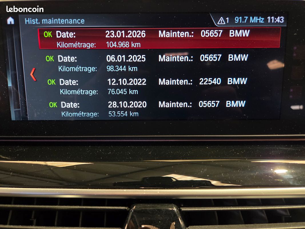 Bmw (g30) 520d efficient dynamics 163ch (190ch) 14/12/2017 106060km (image 10)