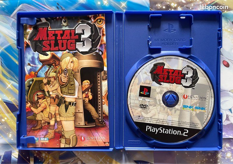Jeu Metal Slug 3 Pour PlayStation 2 - Version PAL Française Complète - En Excellent état