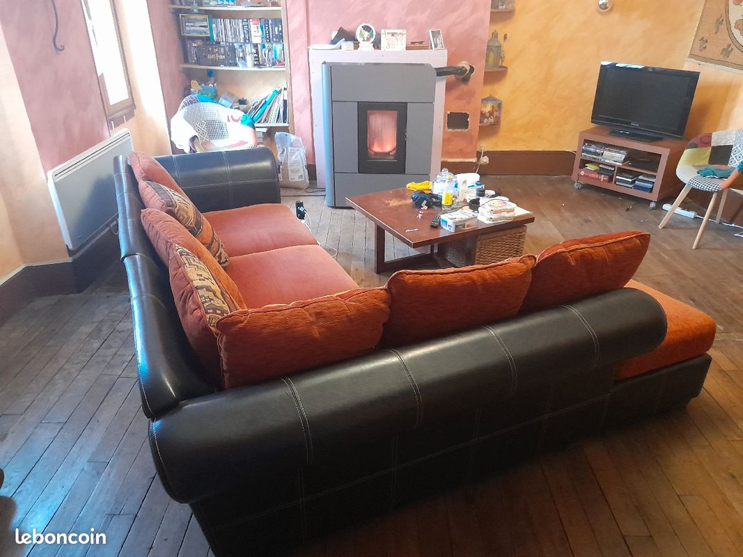 Vends canapé avec méridienne (image 1)