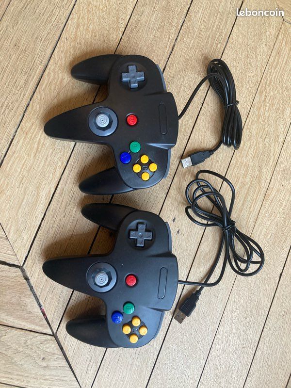 Contrôleur USB type console N64 (image 1)