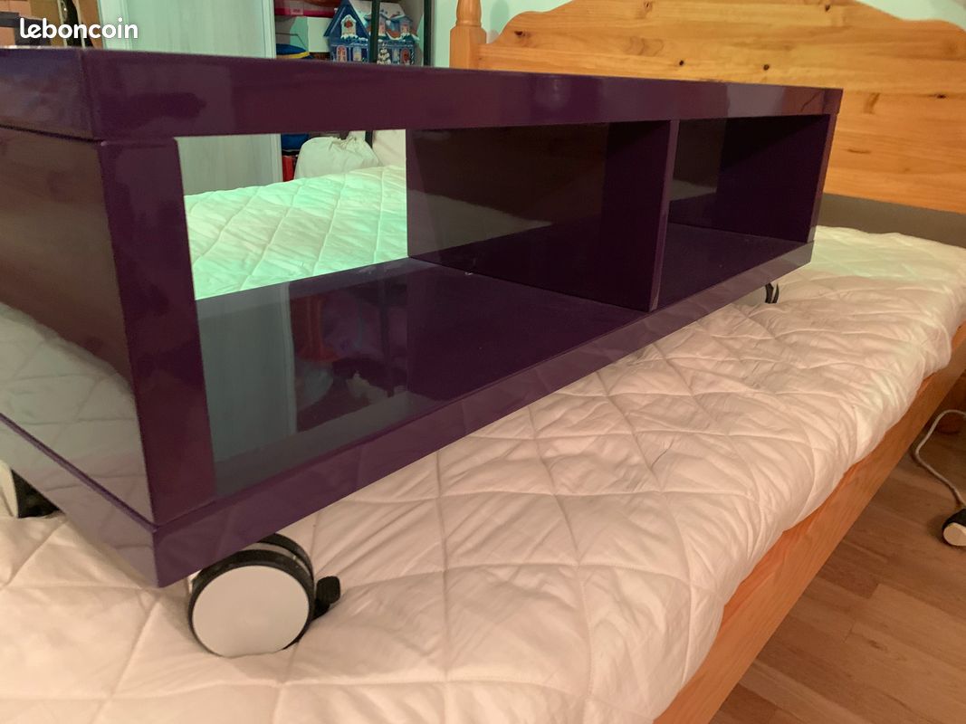 Table basse violet (image 2)
