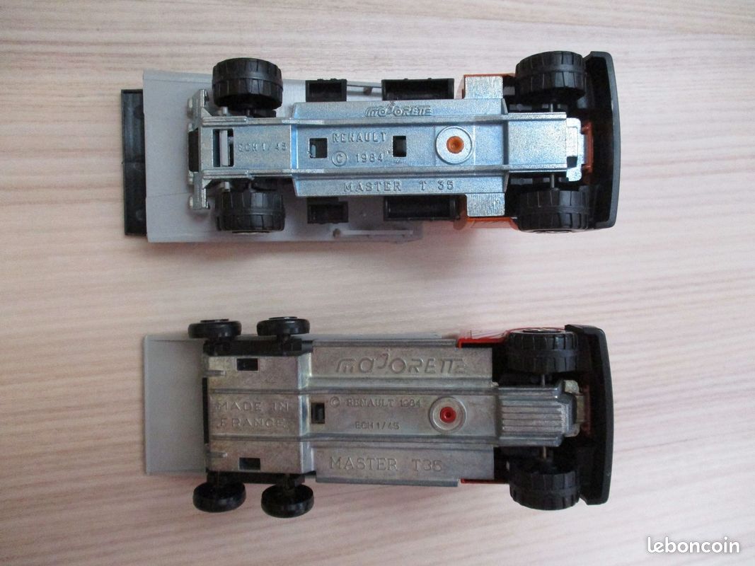 Majorette 2 Renault master 1/60 (image 4)