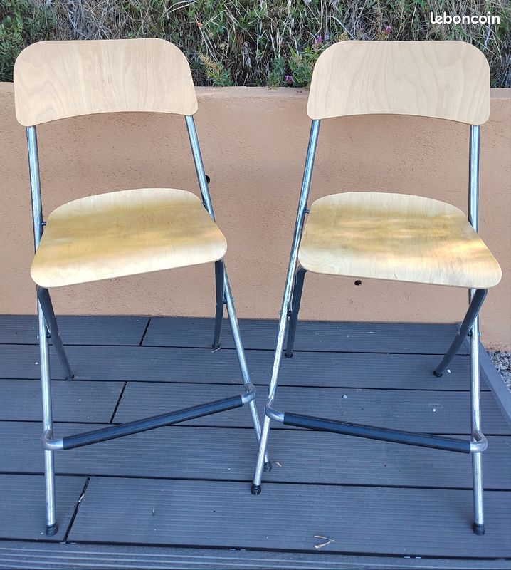 Lot de 2 chaises de bar Ikea - 63cm (image 1)