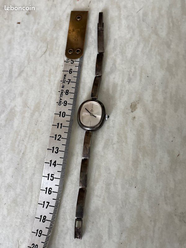 Montre De Poche Ancienne En Argent – 35 Grammes, Mécanique à Remontage Manuel