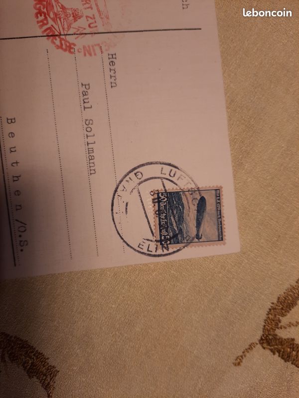 Grands Dirigeables Allemands LZ.127 GRAF ZEPPELIN 1936 Liepzig foire (image 3)