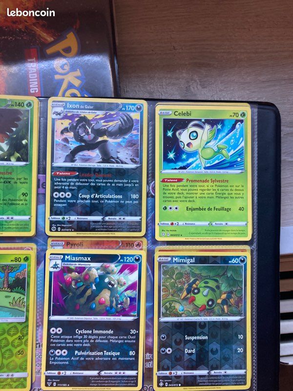 Lot de 10 Carte rare pokemon (image 1)