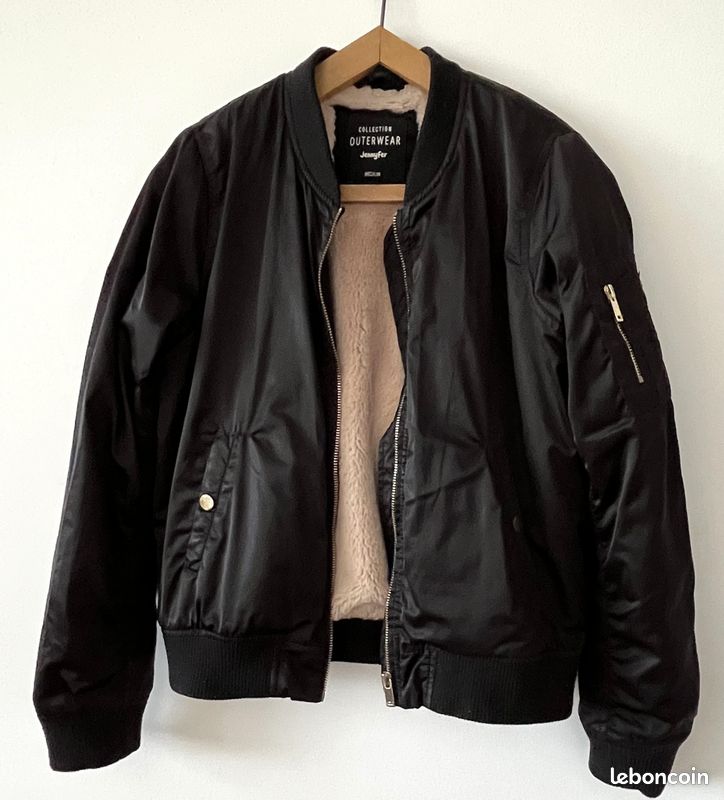 Veste Velours Jennyfer Pour Femme - Taille M, Noir - Occasion En Très Bon état