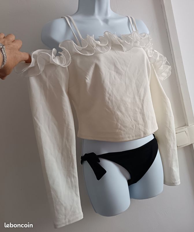 Tops épaules dénudées | Haut épaule dénudée | PLT FR