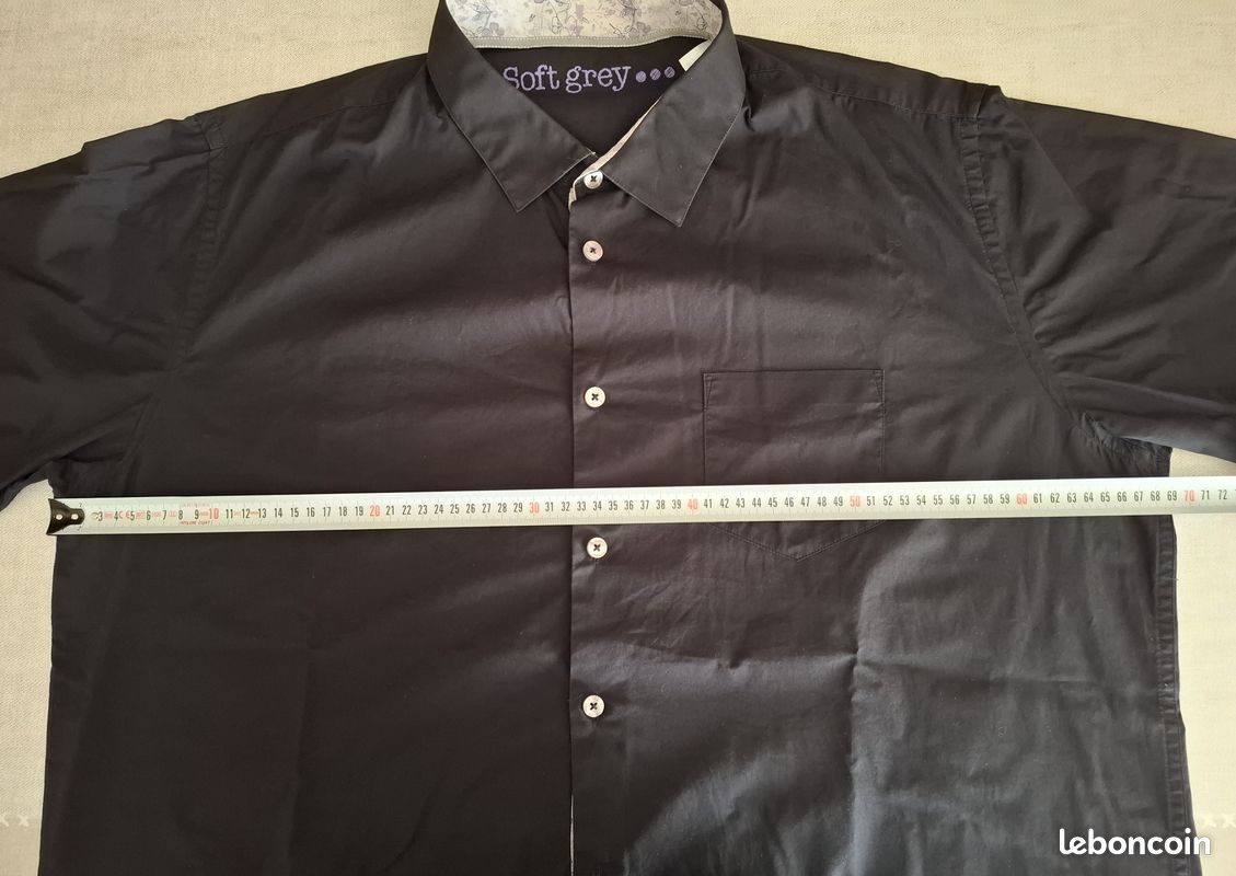 Chemise noire - Taille 47/48 (image 5)