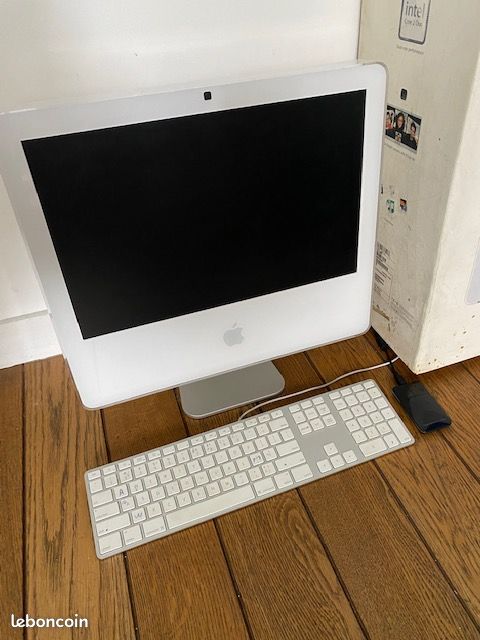 Apple IMac G5 17″ – 1,8 GHz – 2 Go RAM – Clavier + Souris – Bon état – Tout-en-un