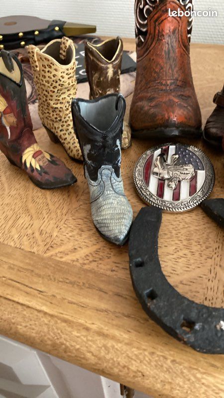 Collier pendentif Cowboy, bijou vintage en fer à cheval en