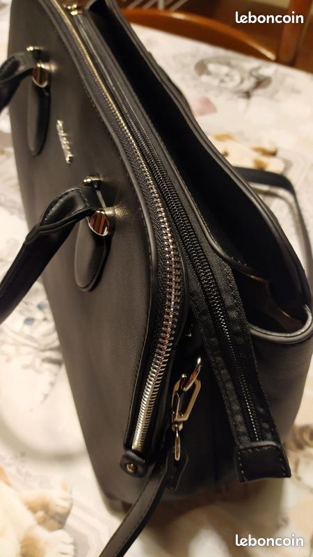 Sac à Main Femme David Jones Noir Cabas Fourre-Tout Chic et