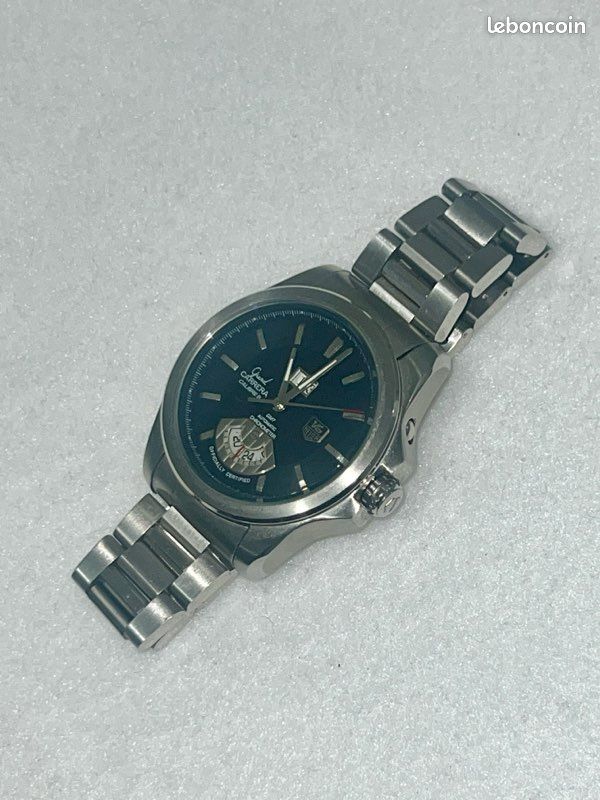 1500 prix finale urgent vente Montre TAG Heuer Grand Carrera WAV5111.BA0901 automatique acier (image 5)