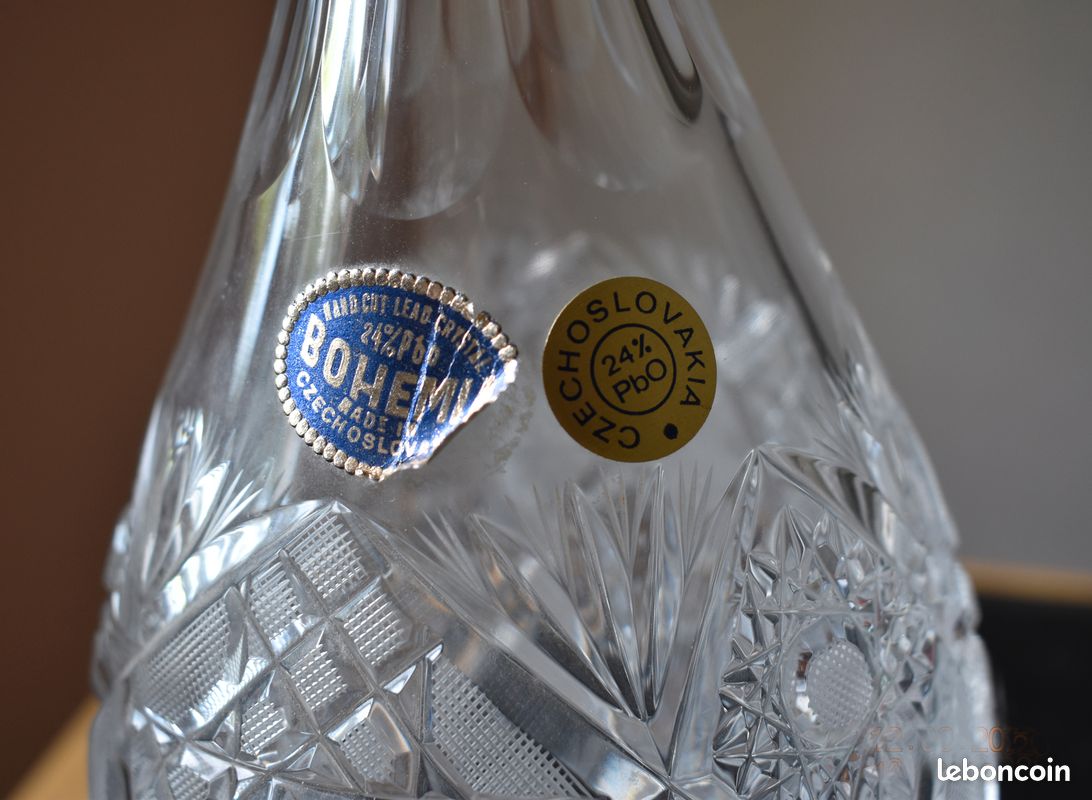 Carafe en cristal, ancienne, état neuf (image 5)