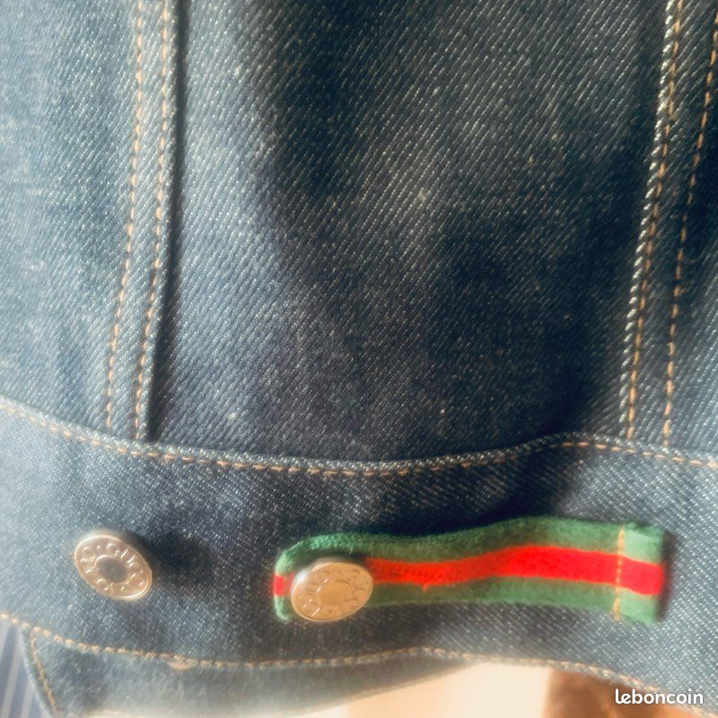 Blouson jean GUCCI ORIGINAL (image 7)