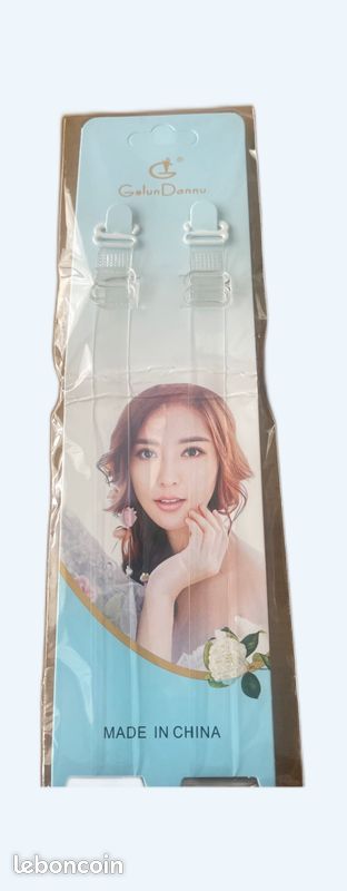 Bretelles pour soutien-gorge transparentes, amovibles (image 1)