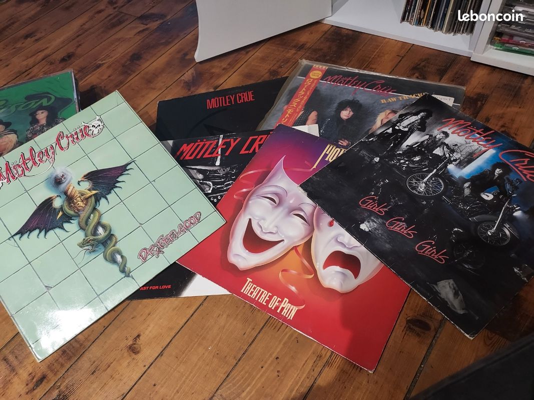 Lot de 6 albums vynile MOTLEY CRUE (image 1)