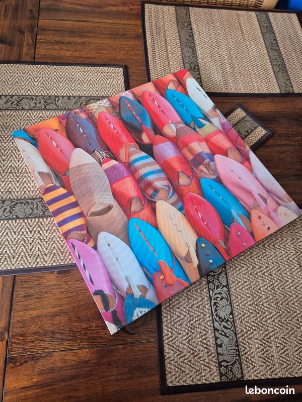 Cadre toile 40cm coloré (image 3)