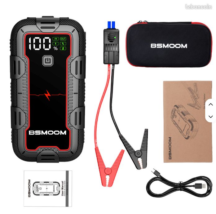 Démarreur de voiture BSMOOM 5000A NEUf (image 1)