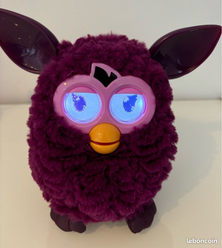 Hasbro 2012 #A006 Furby Plum Fairy purple peluche interactive prune violet lot rare vintage boom voodoo tiger retro animal interactif furbish galaxy furblets baby food cards collection SOP77 (image 8)