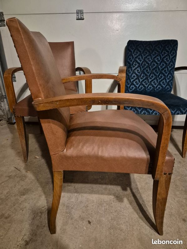 5 fauteuils de bridge identiques (image 5)