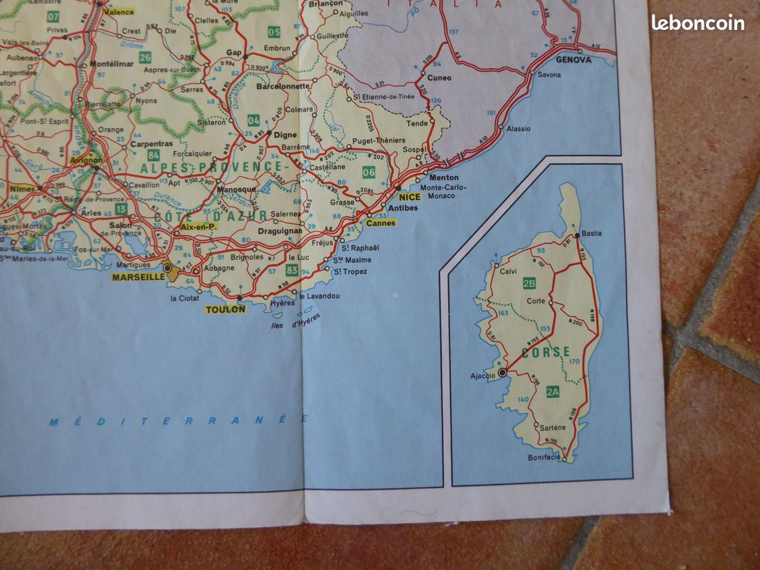 Carte Michelin N°910 - France Départementale Et Administrative - Édition 1999