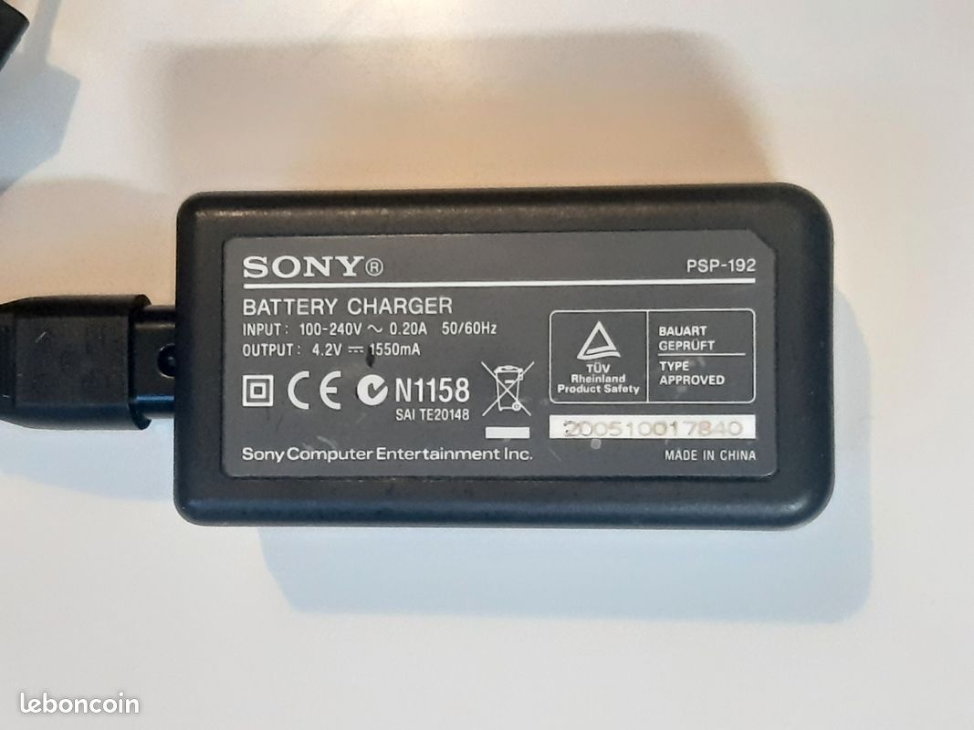 Chargeur Secteur / Câble De Charge Pour PSP 1000 2000 3000 / Neuf