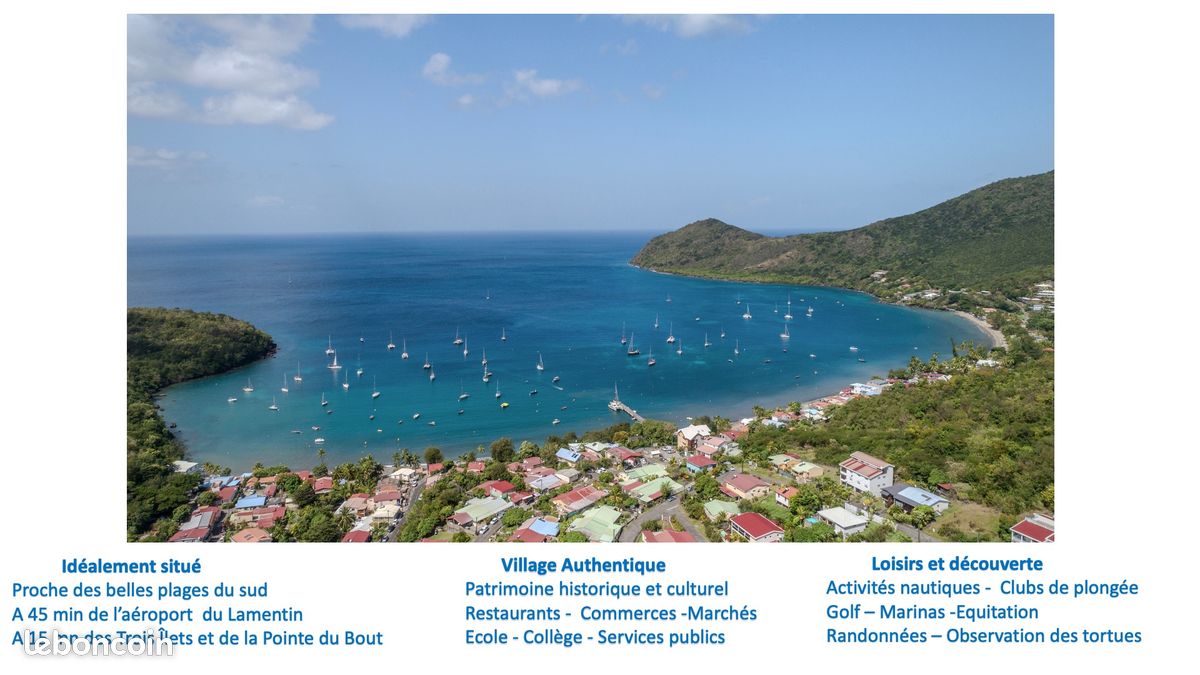 A sauisir terrains à bâtir – grande anse – anses d'arlet · à Les Anses-d'Arlet · 100 000 €