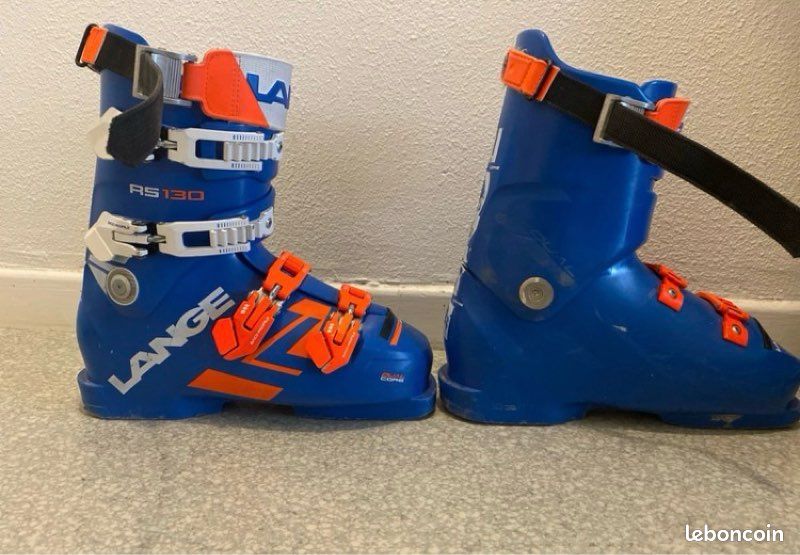 Chaussures De Ski LANGE World Cup, Pointure 43 (mondopoint 28.5), Bleues, Neuves