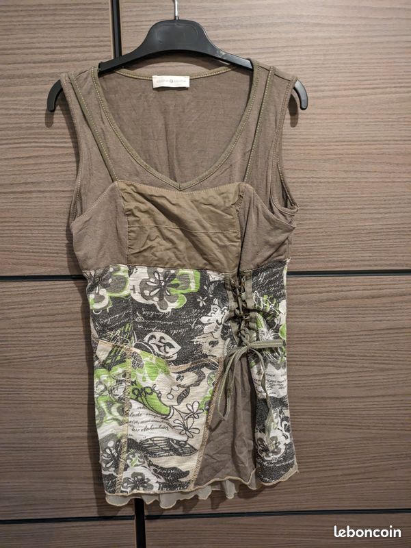 T shirt débardeur été femme T 2 (image 1)