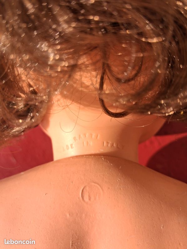 Poupée Ancienne Ratti Composition 53 Cm - Italienne Années 50 - Vintage