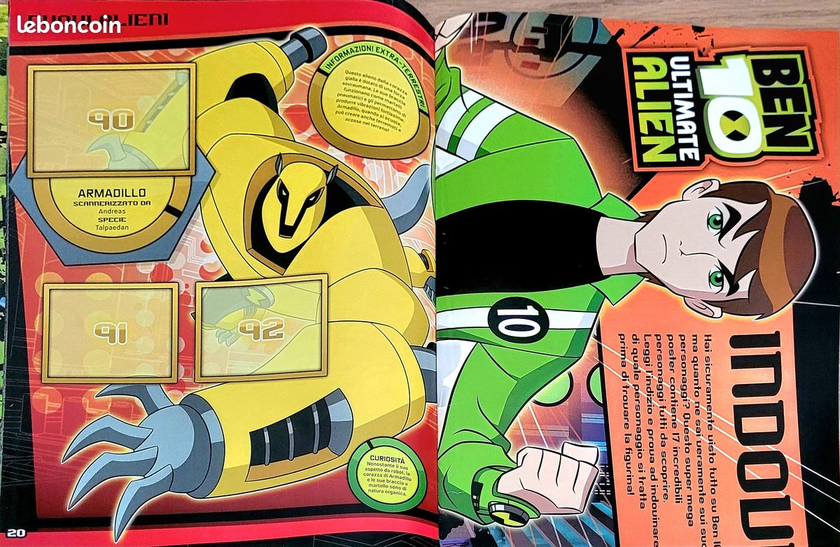 Ben 10 Alien Force - Topps 2009 - ALBUM VIDE EN ANGLAIS - Collection