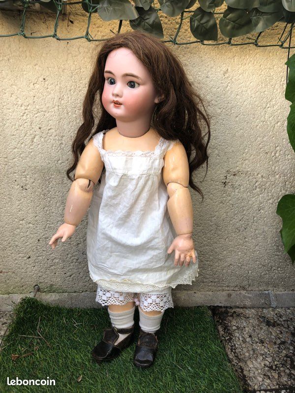 Jolie Poupée Ancienne 44cm - Tête Jumeau Bizau N°1, Début XXe, France