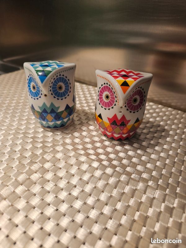 Set poivre et sel hiboux (image 1)