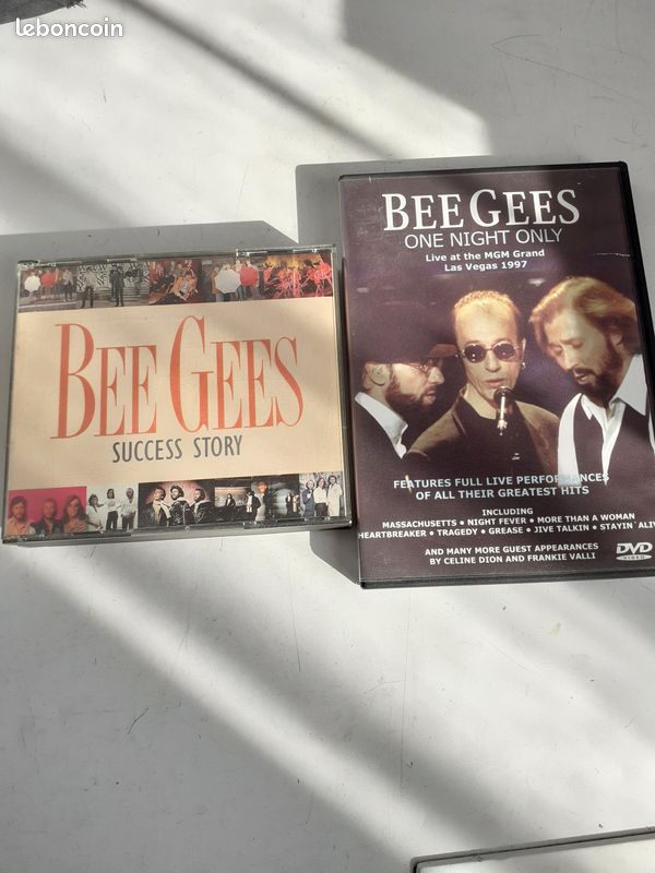 Lot 1 dvd + coffret 2 cd bee gees (image 1)