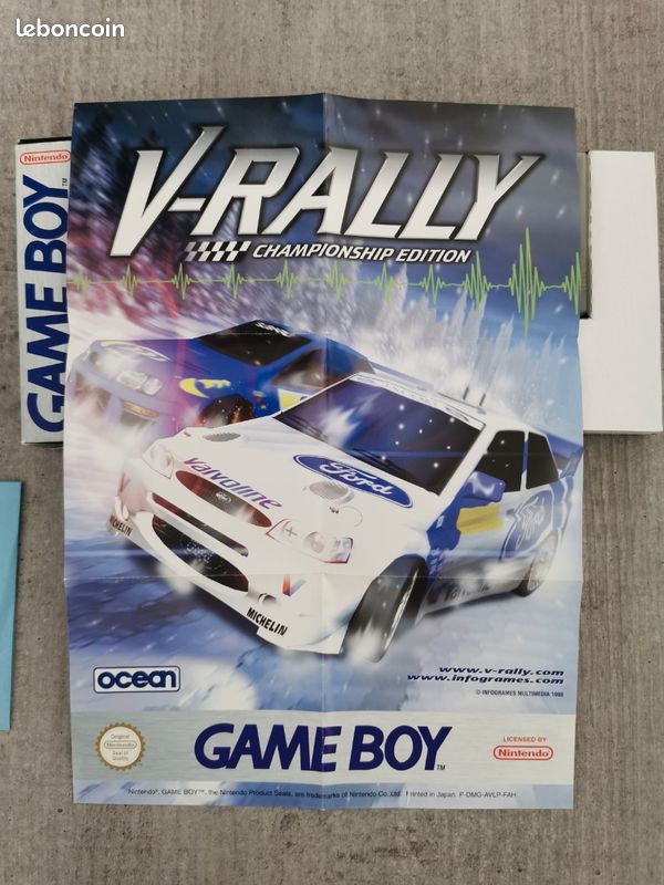 V-Rally Sur Game Boy Color - Jeu Complet Occasion - Bon état