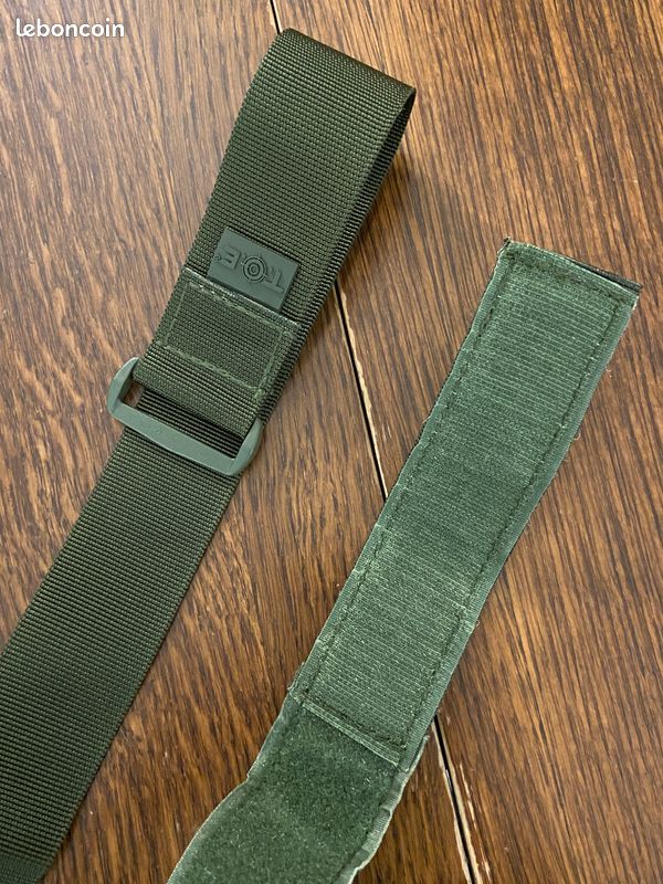 Ceinture Velcro Militaire - Vert OD - T.O.E. Design Taille S (image 3)