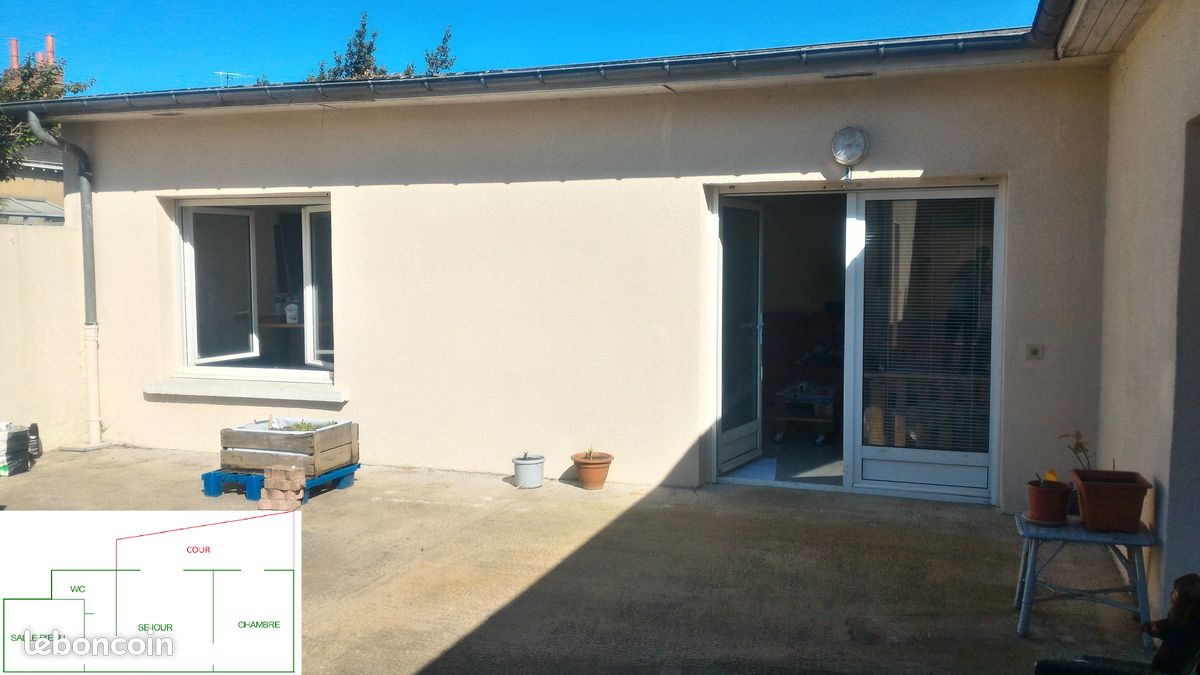 Maison 2 pièces 43 m² · à Le Mans · 43 m² · 490 €/mois