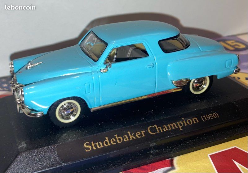 3 voitures miniatures 1:43 les belles Américaines éditions Fabbri numéros 13-14 et 15 (image 5)