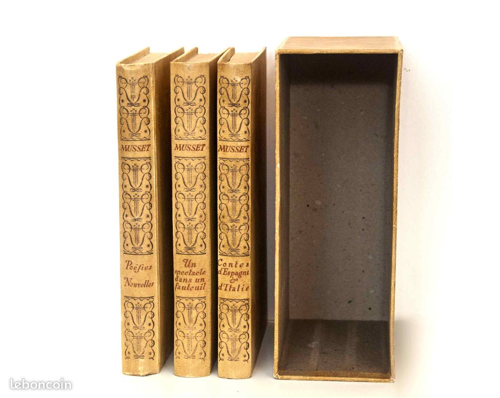 Coffret 3 livres Alfred de Musset (image 1)