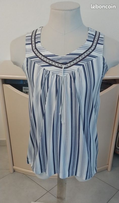 Tunique femme sans manches T. 38/40 - Vêtements