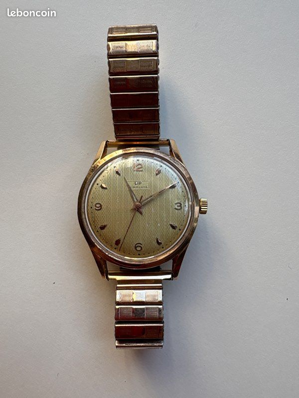 Montre Mécanique Vintage LIP HIMALAYA - Calibre R558 - Révisée Et Restaurée Par Un Horloger - Années 1960