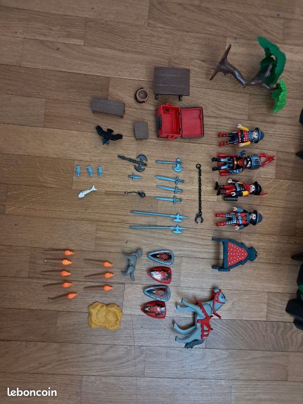 Playmobil Forteresse du dragon rouge + dragon rouge (image 3)