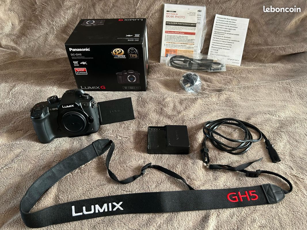 Panasonic GH5 boitier nu dans sa boîte d'origine, comme neuf (image 1)