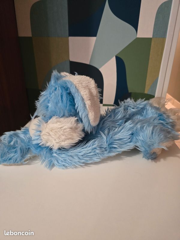 Ragne pyjama lapin bleu retro vintage (image 3)