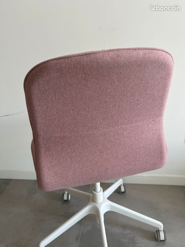 Chaise bureau IKEA rose (image 4)