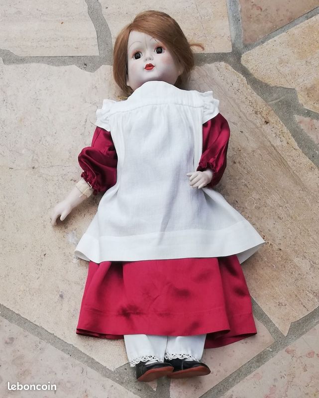 Magnifique grande poupée ancienne en porcelaine - J.O.K. 260
