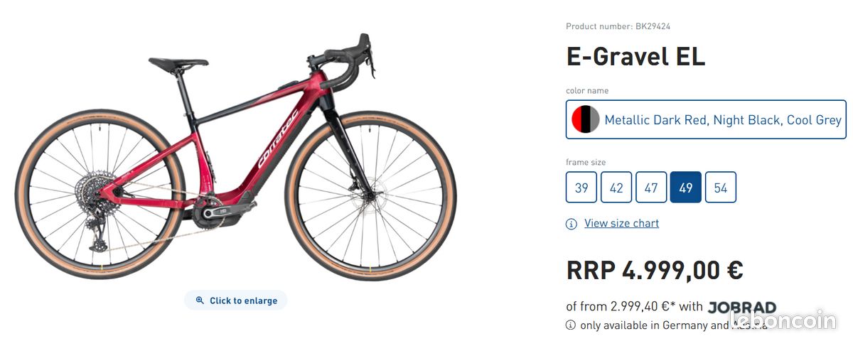 Gravel électrique corratec E gravel EL (image 9)
