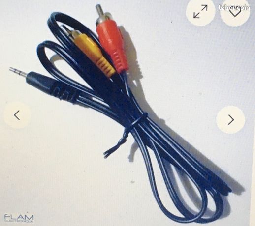 Câbles audio et adaptateurs de Jack mâle 2,5 mm à RCA mâle
