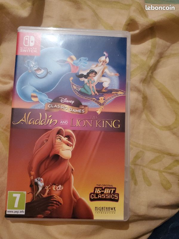 Jeu Aladin et roi lion Nintendo Switch (image 1)